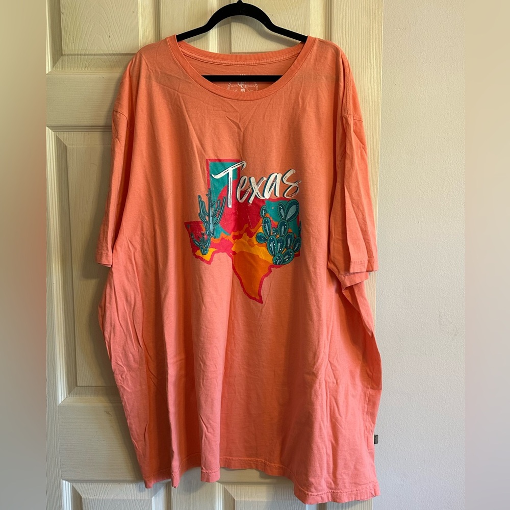 Glitzy Girlz oversized graphic tee